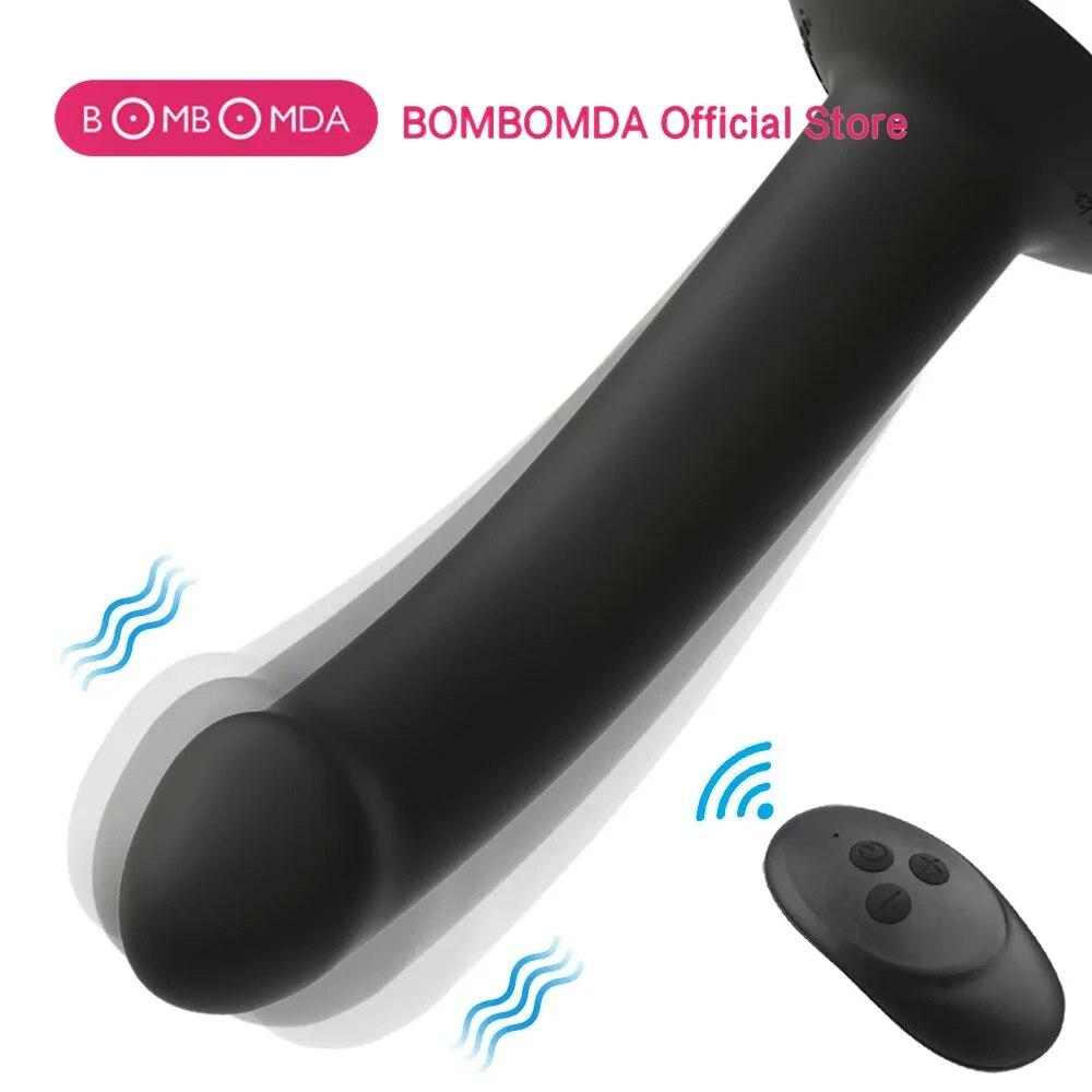 Anal Plug Prostate Massager Sex Products Wireless Remote Vaginal Stimulator With Sucker Silicone Dildo Sex Toys for Man Woman