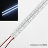 1Pcs Super Bright 72LEDs LED bar DC12V 50cm kitchen storage shelf LED profile aluminum channel rigid strip for indoor lighting