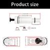 Pressure Assist Tank Flushmate Cartridge C-100500-K Plastic Flush Valves Cartridge Replacement For Toilet Maintenance