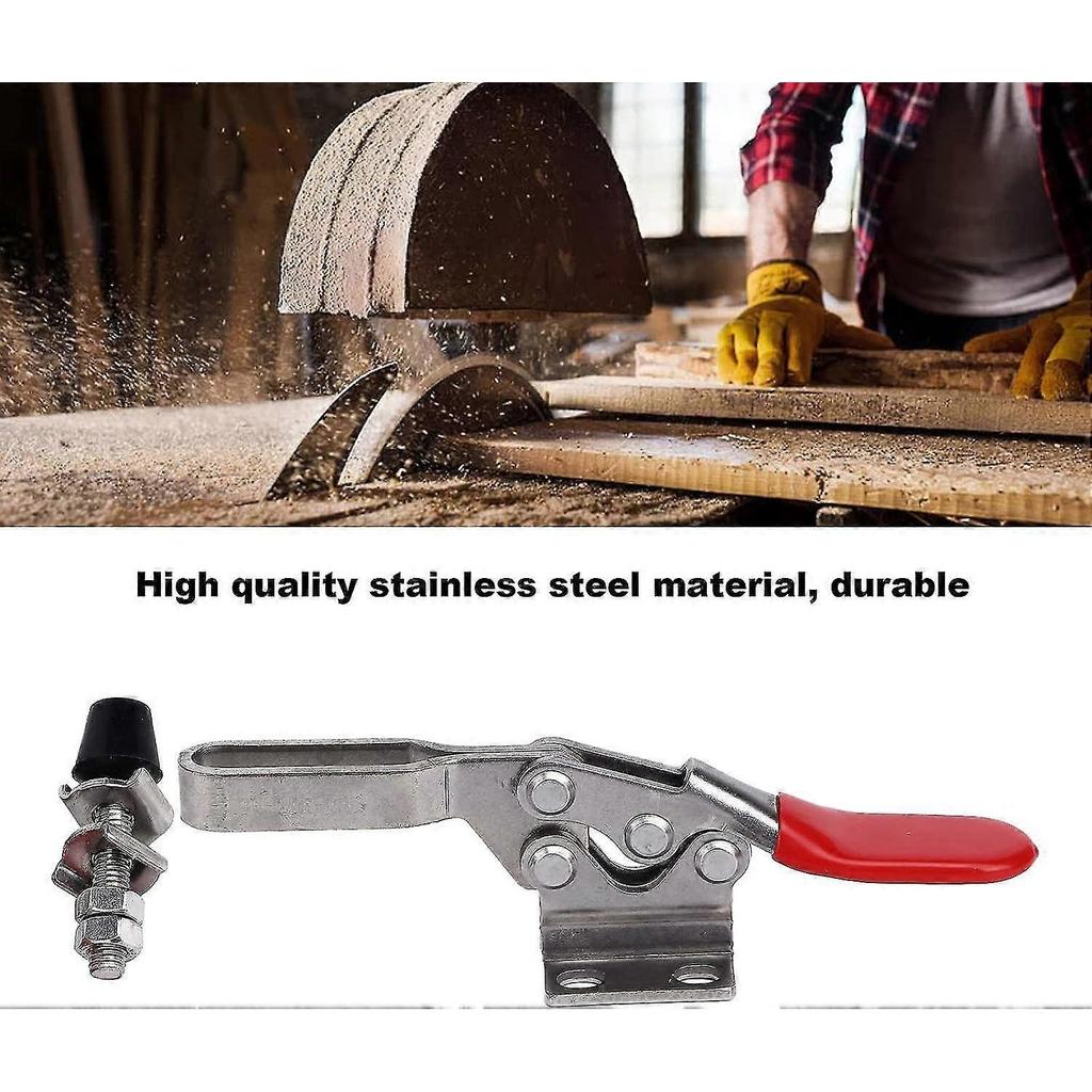 Fixture Clamp, Welding Toggle Clamp, Quick Release Toggle Clamp Stainless Steel Horizontal Welding Clamp Hand Tool Gh 225dss - DD