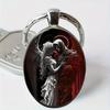 Fashion Alloy Keychain Pendant Round Metal Key Ring Durable Lightweight Key Holder Suitable for Various Keys and Accessories