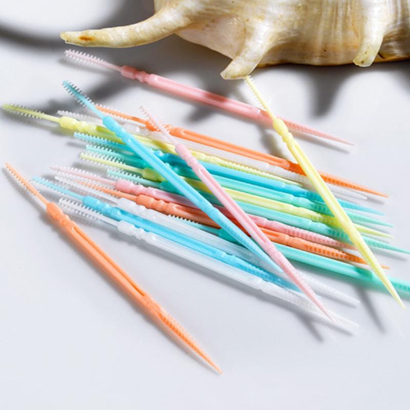 100/200 Stück Einweg-Familien-Doppelkopf Hochwertige Personalisierte Kreative Fruchtspieße Tragbare Ultrafeine Zahnstocher