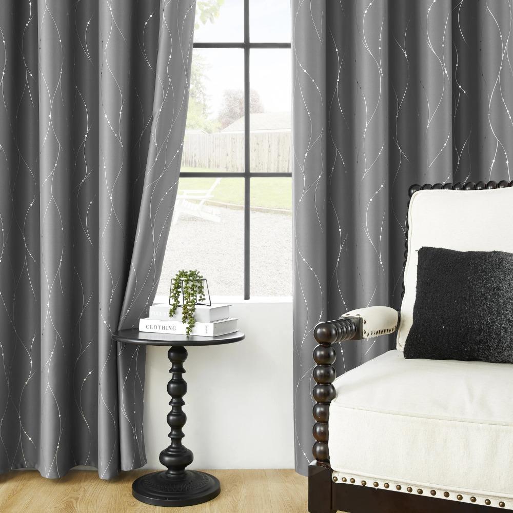 1 piece of heat insulation and noise reduction, bedroom living room, darkened room, decorated finished curtains
