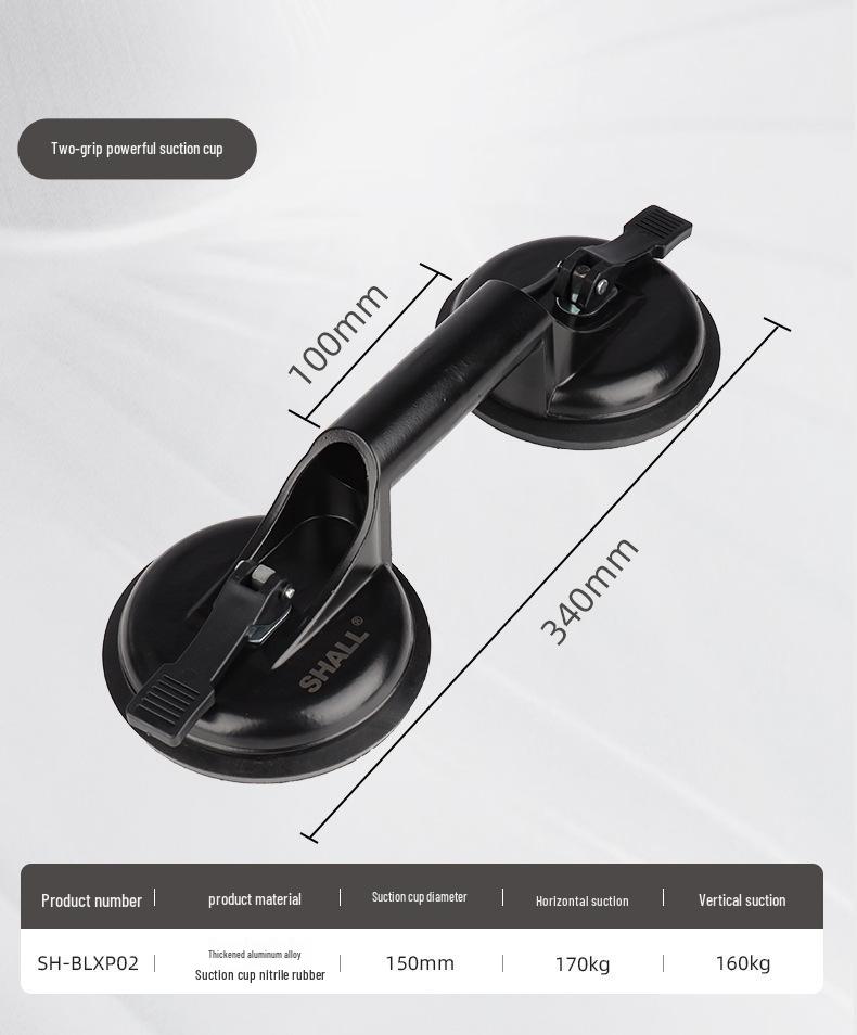 Industrial Heavy-Duty Triple Claw Suction Cup for Glass and Tile Fixing