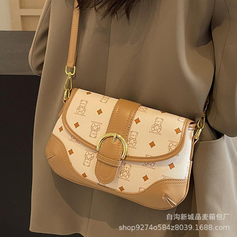 Manufacturer's Popular Underarm Small Bag Women's 2025 New Trendy High-end Texture Versatile Messenger Small Square Bag