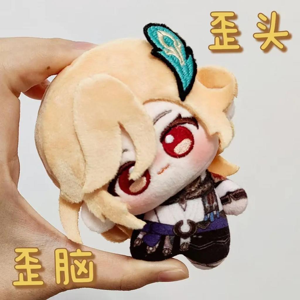 10 Cm Nouvelle Poupée Peluche Cosplay Genshin Impact Kaveh Anime Jeu Corps Rempli Sac à Dos Ornements Pendentif Cadeaux d'Anniversaire pour Enfants