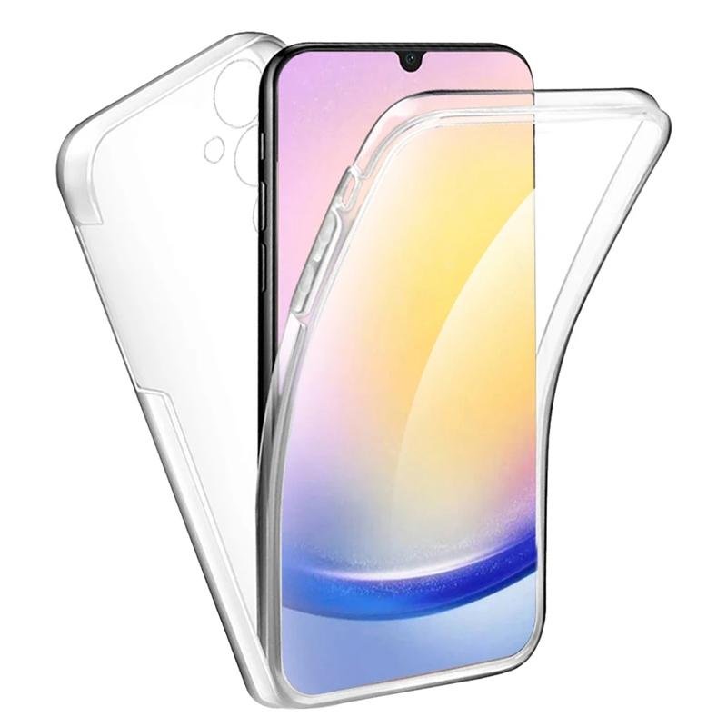 

Прозрачный двойной чехол на 360° для Samsung Galaxy A55 A35 A25 A15 A05S A53 A73 A04S A14 S24 Ultra Plus Redmi Note 12 iPhone 15 14 13 12 11 Pro Max полное покрытие For Samsung Galaxy A15 чистый