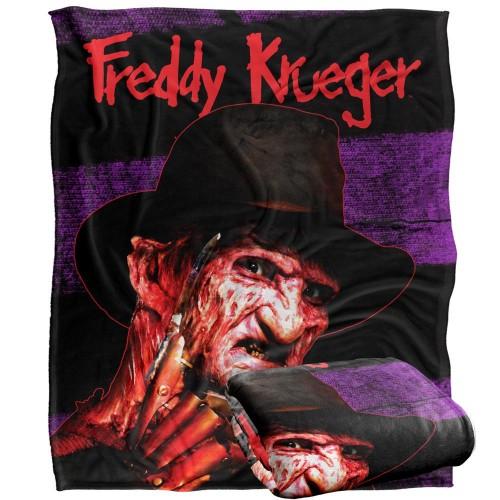 Nightmare On Elm Street Headshot Freddy Krueger Blanket