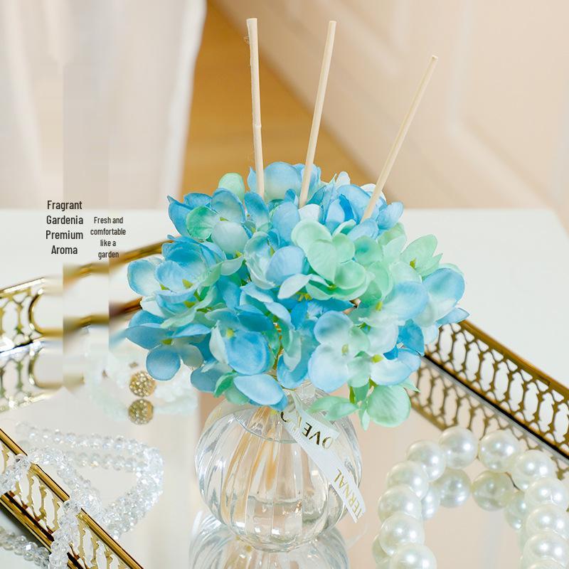 Floral Aroma Diffuser Bottle: Flameless Essential Oil Home Fragrance Gift for Bedroom, Long-Lasting and High-End.