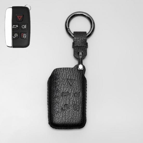 Genuine Leather Car Key Case Cover For Range Rover Evoque Land Rover Discovery 4