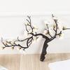Potted Prunus Mume Simulation Artificial Flower Home Living Room Decoration
