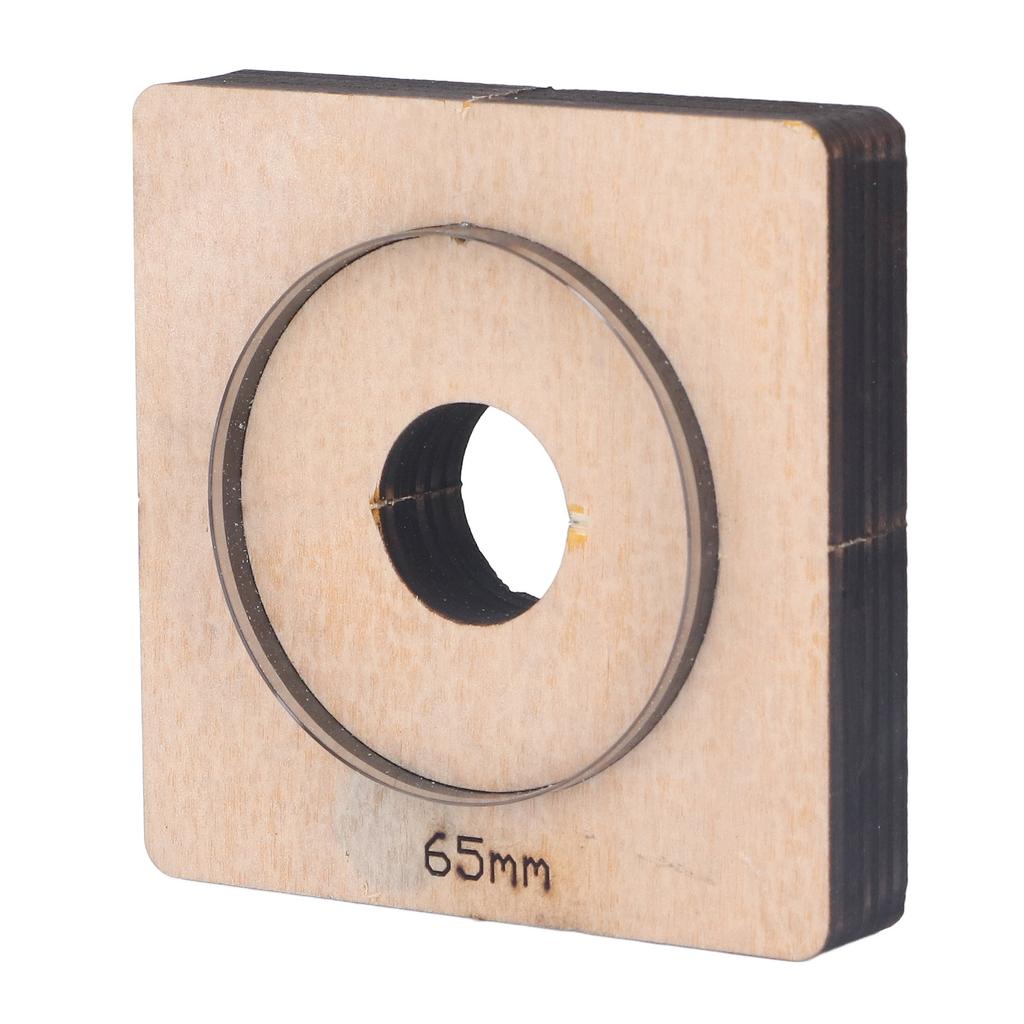 65mm Diameter Circular Cutting Mold Round Ring Metal Punching Cutter Mold with Wood Board