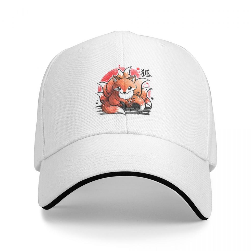 Nine Tailed Fox Baseball Caps Snapback Unisex Women Hats Outdoor Adjustable Casual Cap Baseball Hat Polychromatic Customizable