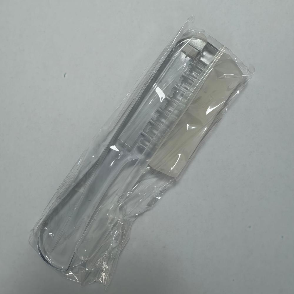 Portable Transparent Scalp Liquid Guide Comb, Built‑in Reservoir Metal Rolling Teeth for Hair Growth & Beard Oil Home Salon Tool