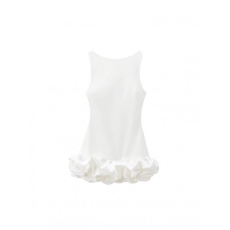 Sequin Sleeveless Slip Mini Dress A-line Flared Hem Party Outfit