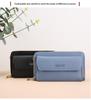 Women's Crossbody Mobile Phone Bag & Long Wallet with Double Zipper - Korean Style Shoulder Bag
