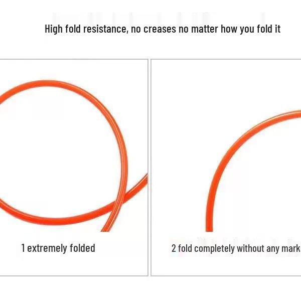 Transparenter PU-Luftschlauch für Hochdruck für Luftkompressoren, Verkauf pro Meter, erhältlich in den Größen 4/6/8*5/12MM.