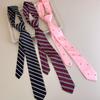 Long Waistband Korean Style Striped Waist Belts Waistband for Women Cute Dog Fashion Jeans Belt Uniform Shirt Suit Neck Ties