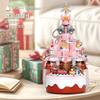 Diy Christmas Music Box Building Blocks | Santa Claus Snowman Micro Bricks Toy Compatible With  Holiday Decoration Kid Adult