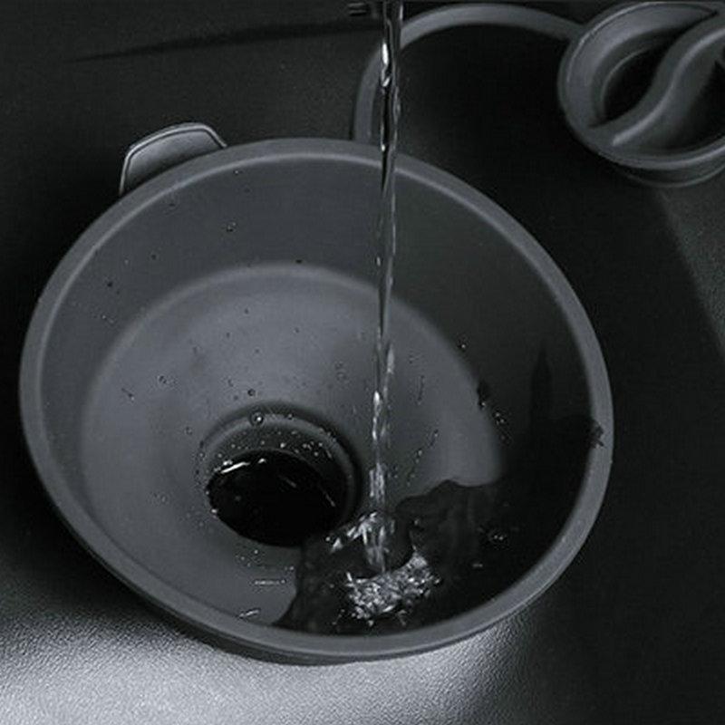 Car Trim Glass Cleaning Fluid Filling Port Auxiliary Funnel For Tesla Model 3 Model Y