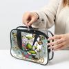 DIY Diamond Art Crystal Rhinestone Cosmetic Bag Large Capacity Diamond Dot Diamond Storage Pack for Cash Carry Daily Use Travel