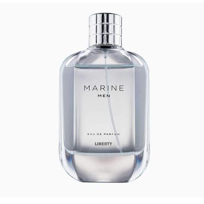 Spray de perfume de lujo Liberty Marine para hombres, olor duradero, elaborado en Francia, Eau de Parfum(EDP) - (Marino, 100ML)