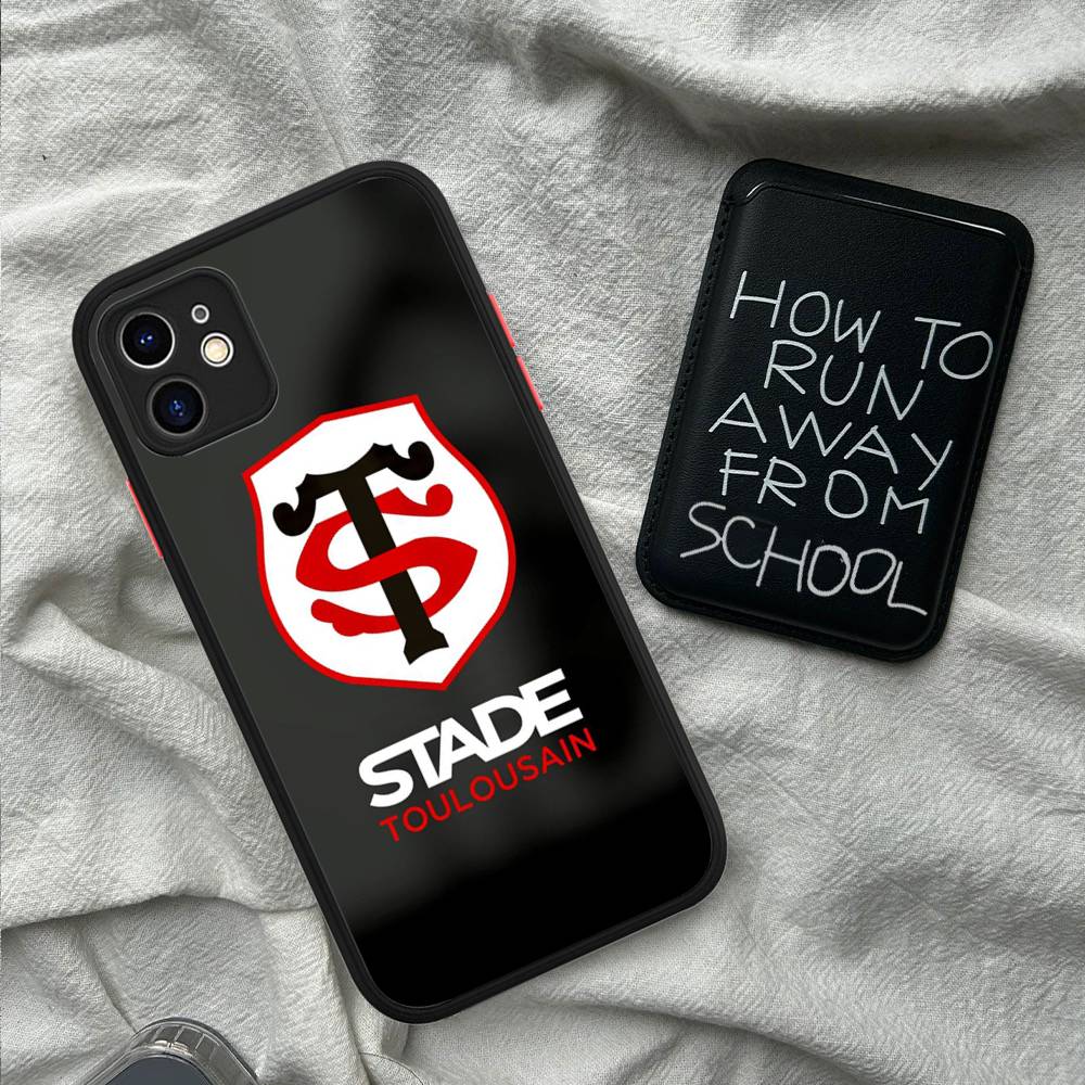 Stade-Toulousain Phone Case For IPhone 16 15 14 X XR XS 7 8 Plus 11 12 13 Pro MAX 13mini Matte Shockproof Case