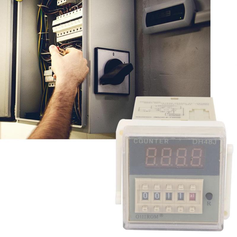 O111ROM DH48J-8 LCD Digital Electronic Counter 8 Pins Delay Time Relay 0-999900 Shexton Digital Counter O111ROM DH48J-8 LCD Digital Electronic Counter 8 Pins Delay Time Relay 0-999900 Shexton Digital Counter