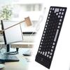 Rolls up Silicone Keyboards 85Keys USB Wireds Silents and Flexible for Comfortable Typing on Laptops and PC Waterproof