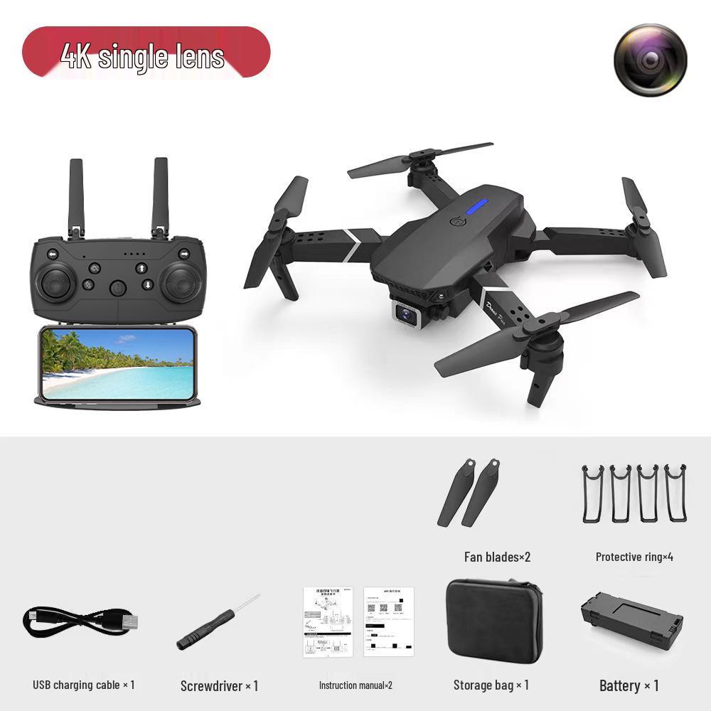 HD Kids' Remote Control Folding Quadcopter Drone Toy for Aerial Photography
