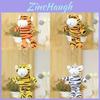 Tiger Keychain Plush Charm With Pp Cotton Filling For Lunar New Year Celebration