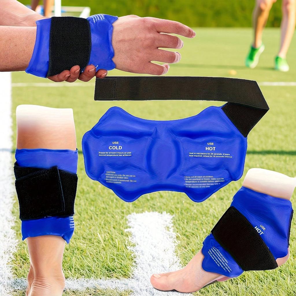 Ankle Ice Pack Wrap for Sprained, Ice Pack for Ankle Inuries Reusable, Cold Therapy for Ankles Swelling, Post Surgery Recovery
