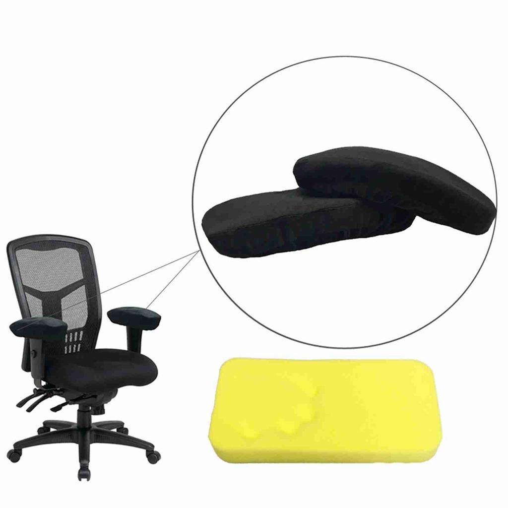 Memory Foam Chair Armrest Office Chair Arm Cushion with Removable Cover for Elbows and Forearms Pressure Relieve