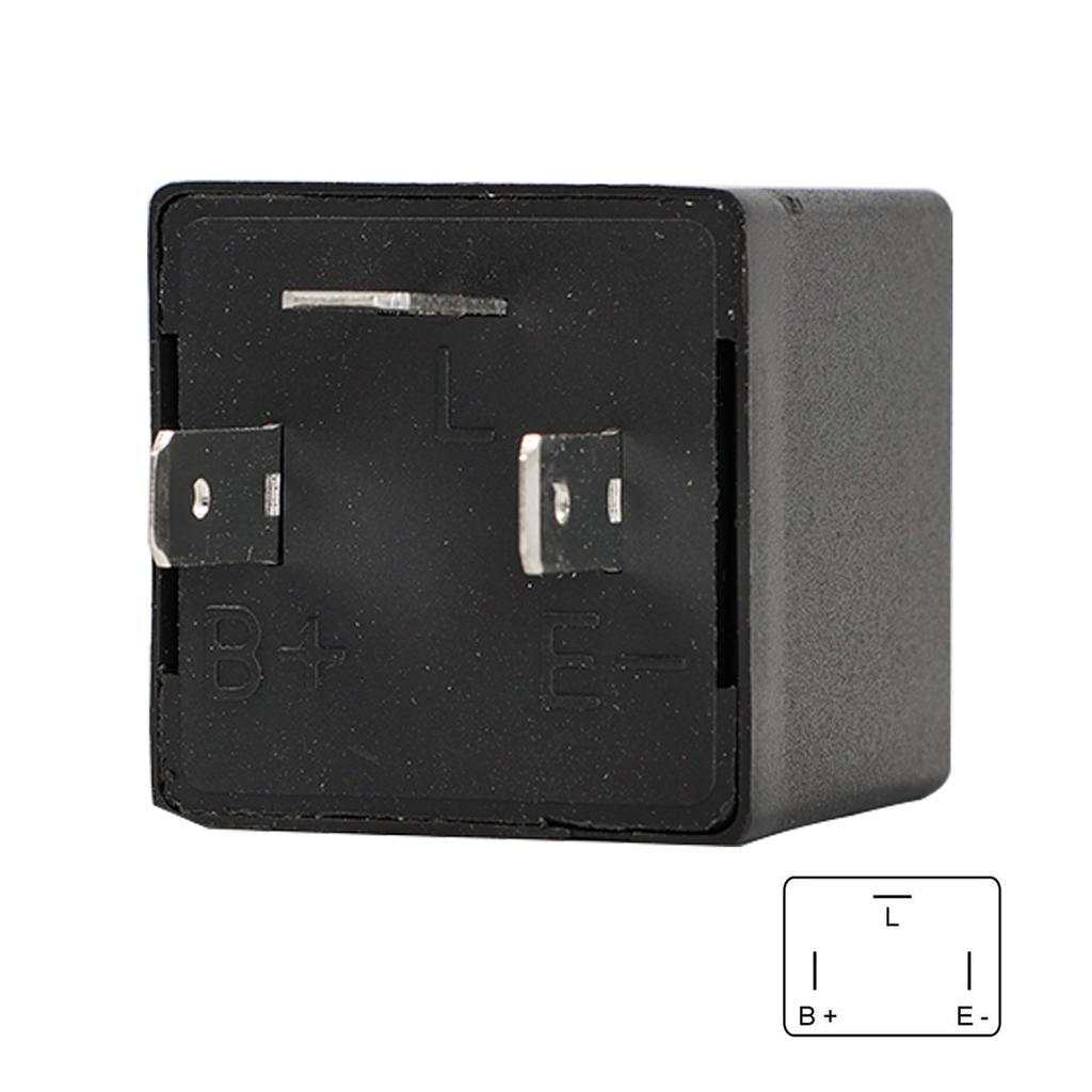 12.8V 3Pin Adjustable LED Flasher Relay Turn Signal Lights LED Flashing Converter Tool Electronics Regulator Kit Auto Motorcycle