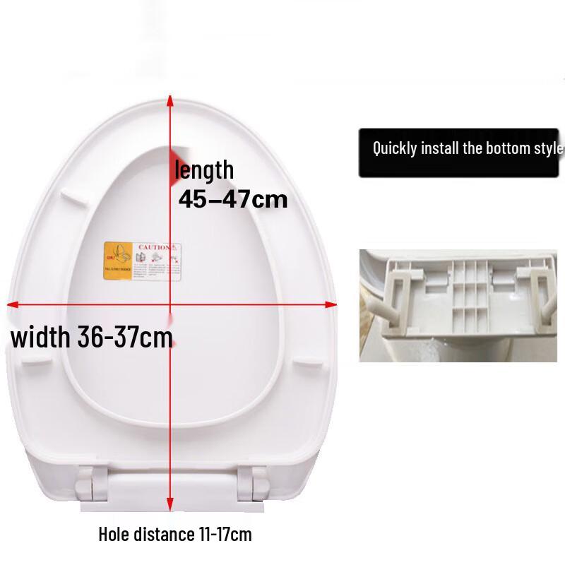 HONGGONG Miękkie zamykanie Uniwersalna deska sedesowa