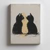 Love In Cat Style Love In Cat Style, 40X50 Cm, Unframed, Matte Paper 230 Gsm