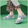 2025 Summer Shoes Women Flat Sandals Holiday Fashion Brand Ladies Bohemia Style Modern Sandals Black Blue Pink Plus Size 41 D369