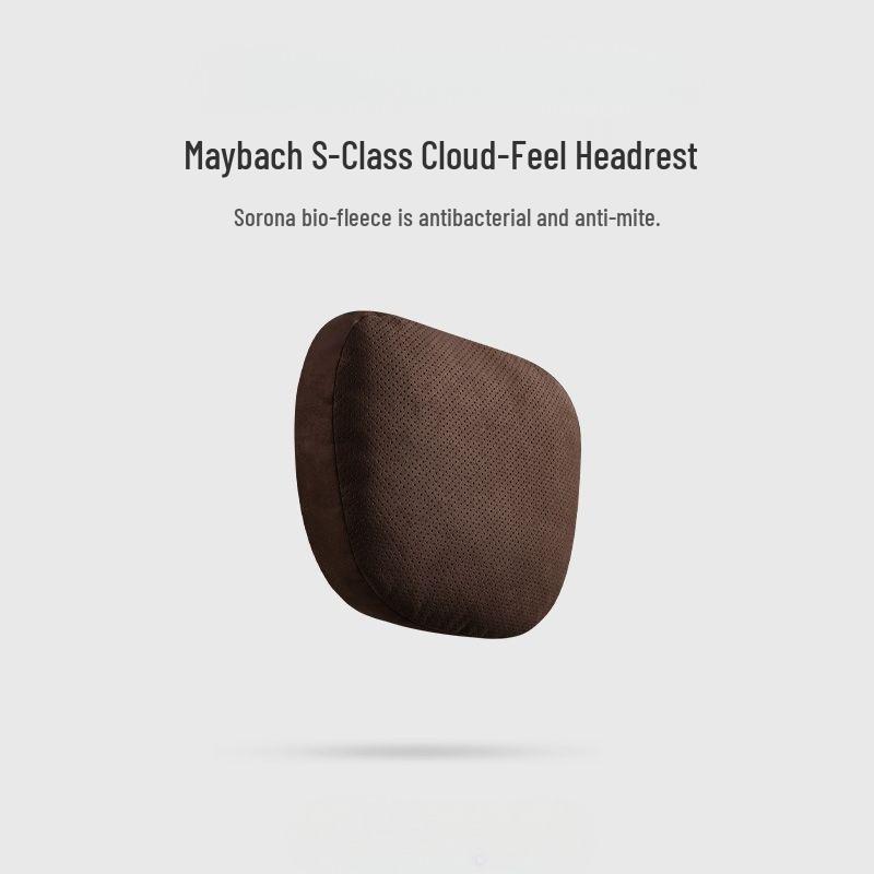 

Mercedes-Benz S-Class Suede Perforated Car Headrest Pillow for Neck Protection