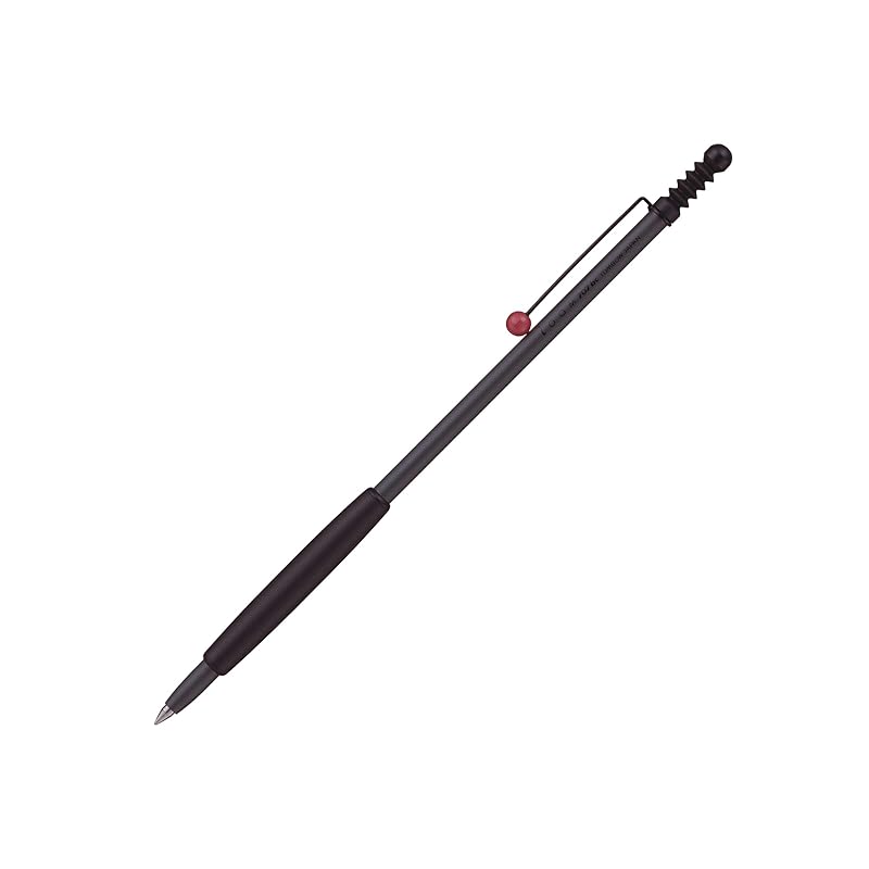 Tombow ZOOM 707 0.7" Ballpoint Pen, Gray/Black, BC-ZS1
