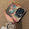 The new colored butterfly is suitable for iphone17 mobile phone case Apple 16promax/15 anti-drop 14pro13 Europe and America