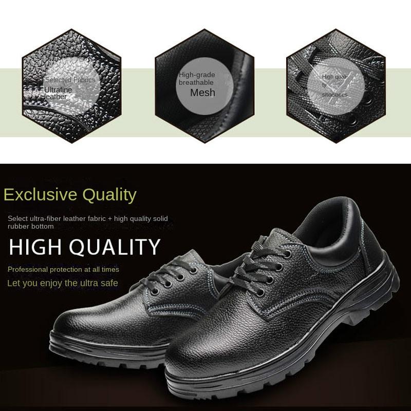 Arbeidssko, Knusesikre og Stikksikre Arbeidssko, Lav ankel, Pustende Vernesko, Sommersikkerhetssko for Menn