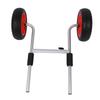 Folding Canoe Carrier with 10-inch Flat Tires, Aluminum Kayak Cart for Small Boats