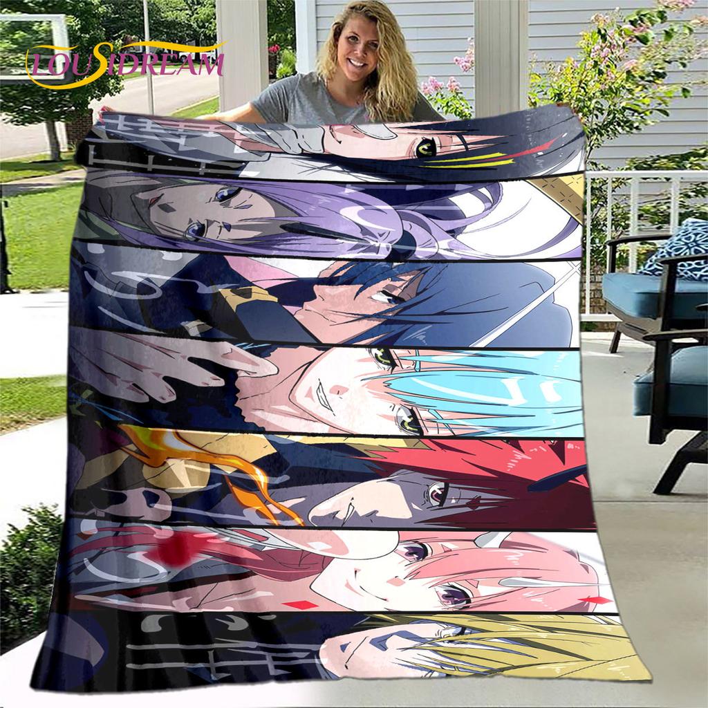 I Got Reincarnated As A Slime Anime Soft Plush Blanket,Flannel Blanket Throw Blanket for Living Room Bedroom Sofa Picnic Cover