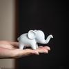 Yizi Elephant Bonsai Micro Landscape Animal Ornaments for Fish Tank or Tea Room Decor.