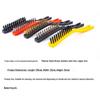 9-Inch Industrial Steel Wire Brush with Plastic Handle for Rust and Stain Removal