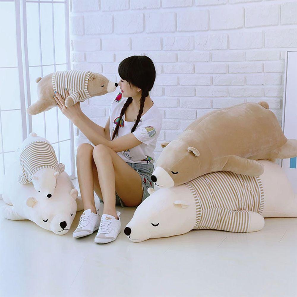 Dolls Sleep Pillow Animal Plush Toy Polar Bear Plush Doll Stuffed Sleeping Bear Stuffed Animal Toys