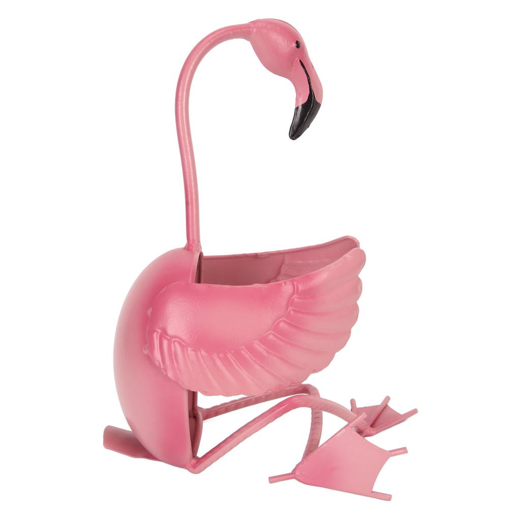 Portabottiglie Fenicottero Supporto per Vino in Ferro Decorazione Innovativa per Tavola da Pranzo Ornamento per Bancone Bar Cucina