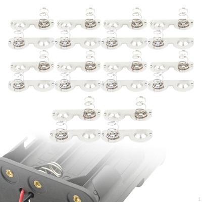 20 Pieces AA Battery Spring Plates Contacts Positive To Negative Conversion