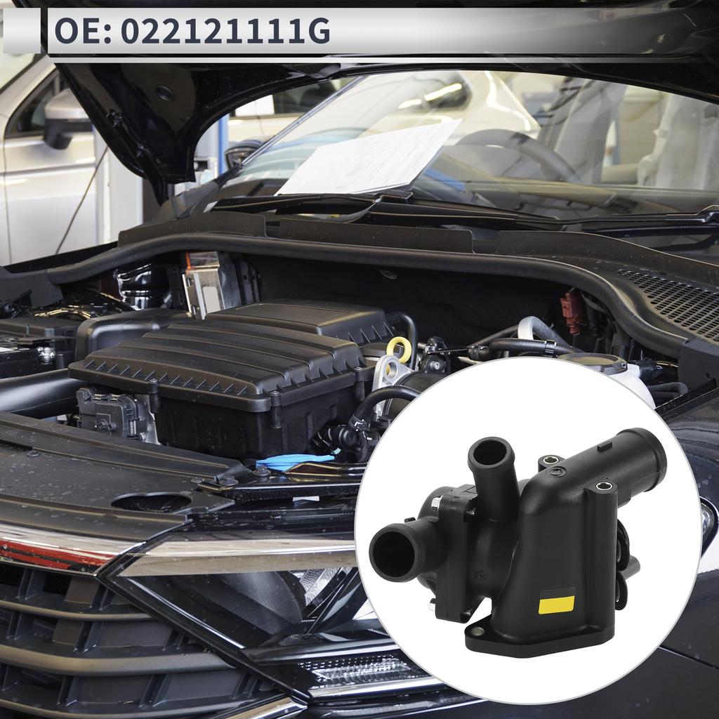 RATCHROLL Inner Car Temperature Control for Volkswagen Touareg Durable Engine Coolant Temperature Control Housing Part Number 1 Piece 3.2L 2004-2007,