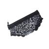 Unique Mesh Briefs Shape Cosmetic Bag Decorative with Zipper Makeup Storage Pouch Transparent Toiletry Bag Headphones
